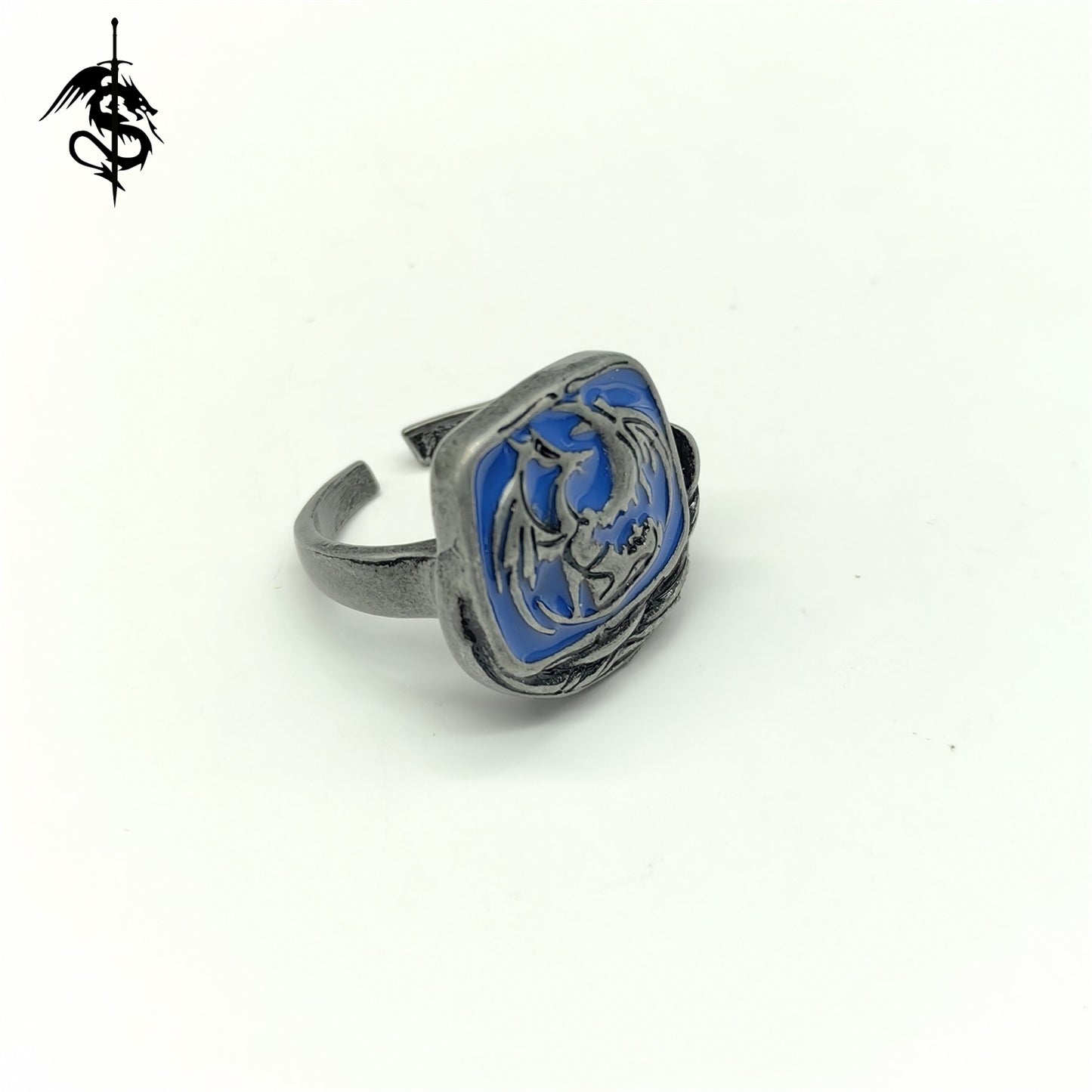 Bellowing Dragoncrest Ring Alloy Open Ring