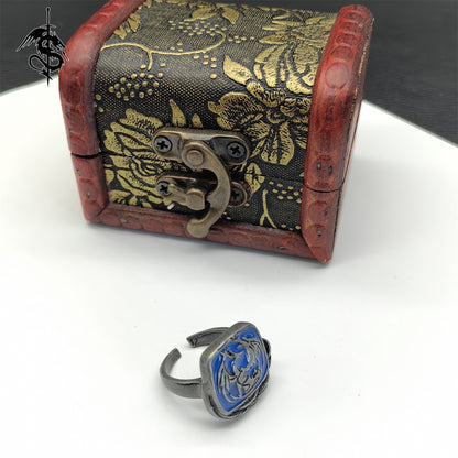 Bellowing Dragoncrest Ring Alloy Open Ring