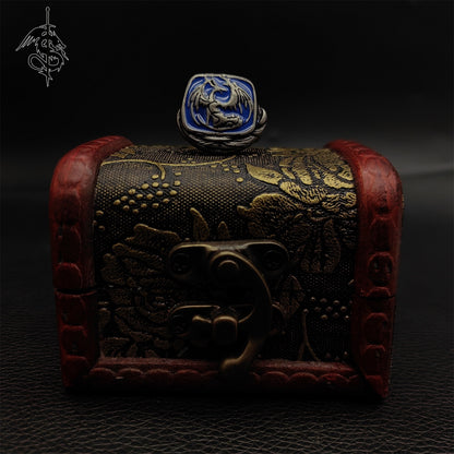 Bellowing Dragoncrest Ring Alloy Open Ring