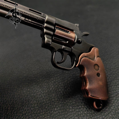 World Famous Tiny Gun Bison Revolver Metal Replica 