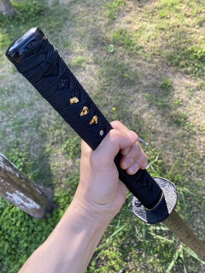 Hand-forged Japanese Katana-Black Dragon's Fang