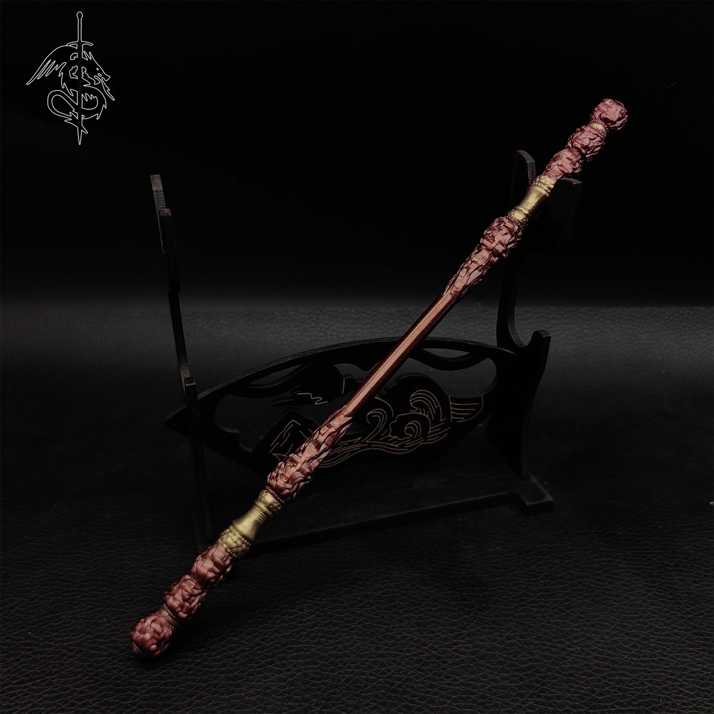 Wukong Staff Monkey King Bar Metal Red Replica 22CM/8.7''