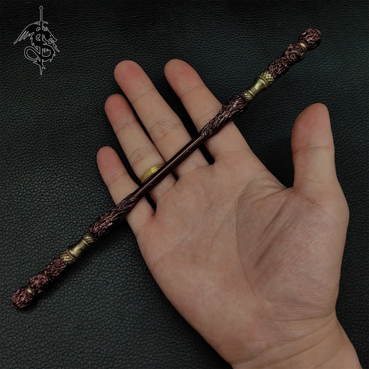 Wukong Staff Monkey King Bar Metal Red Replica 22CM/8.7'' USA Stock