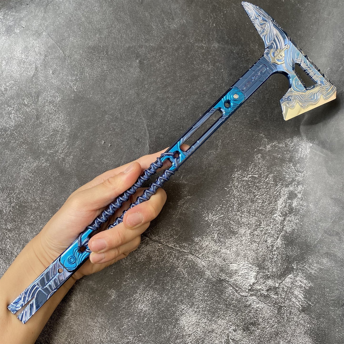 Delta Force Tactical Sea Gleam Axe Metal Replica 35CM/13.8."