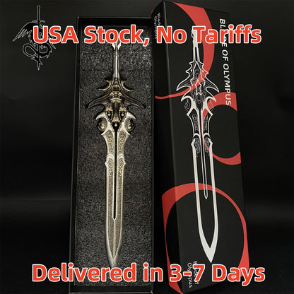 Silver Blade Of Olympus Metal Replica 30CM/11.8" USA Stock