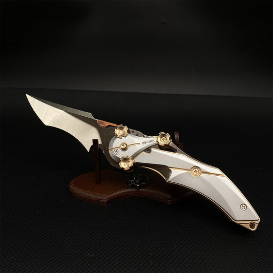 Delta Force Classical Melee Weapon Mercy Folding Knife Dull Blade