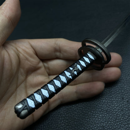 GOT Jin Sakai's Blade of the Immortal & Island Keeper Katana Metal Miniature