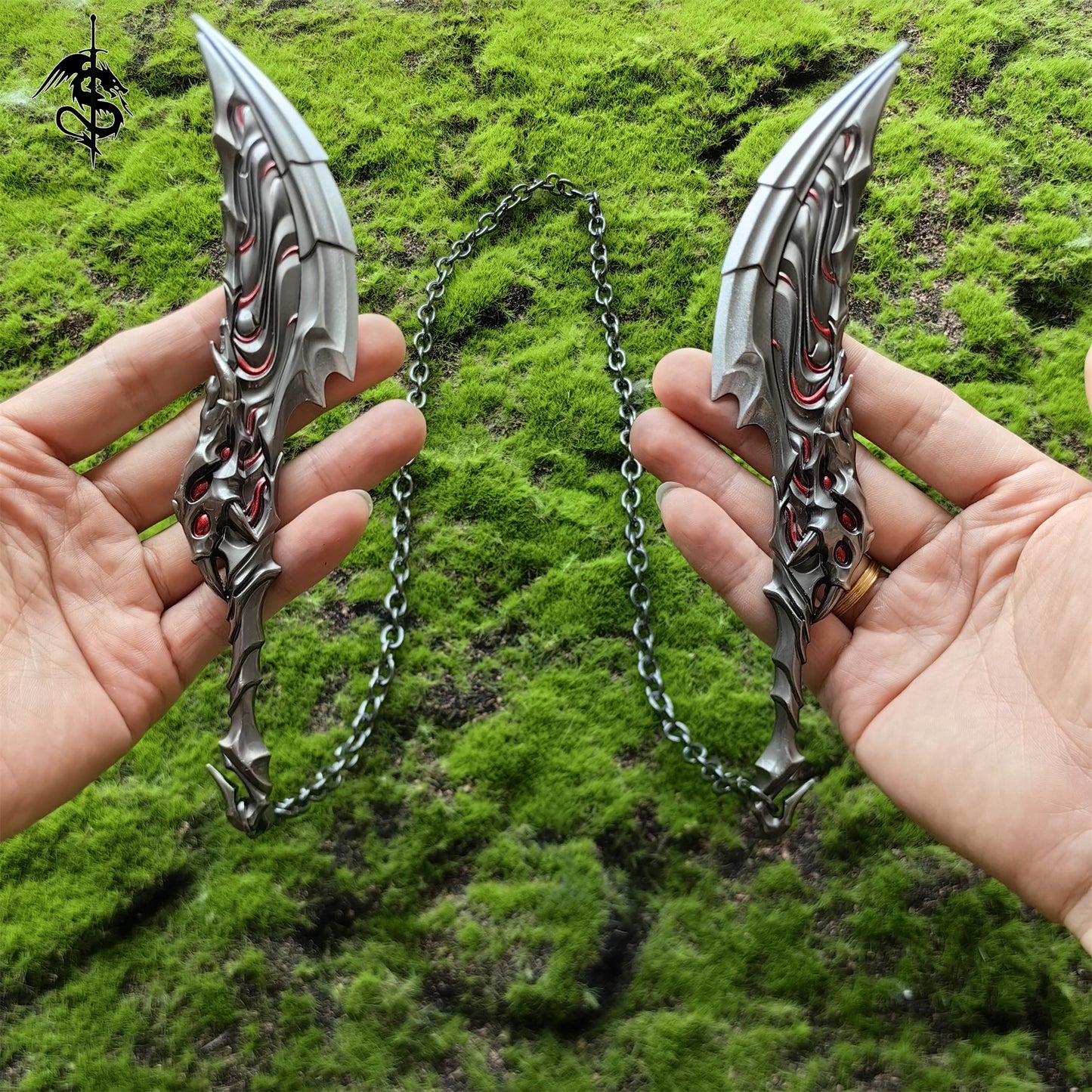 Metal Blades of Primordia Weapons A Pair