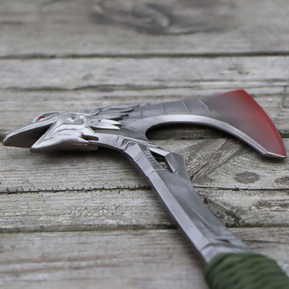 Metal Bloodhound Heirloom Raven Bite Axe Blunt Blade Replica 30CM/11.8"