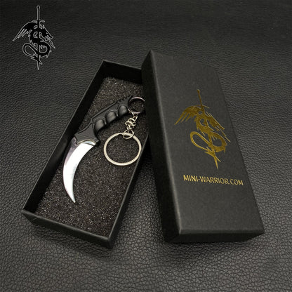 Scorched Skin Mini Karambit Keychain