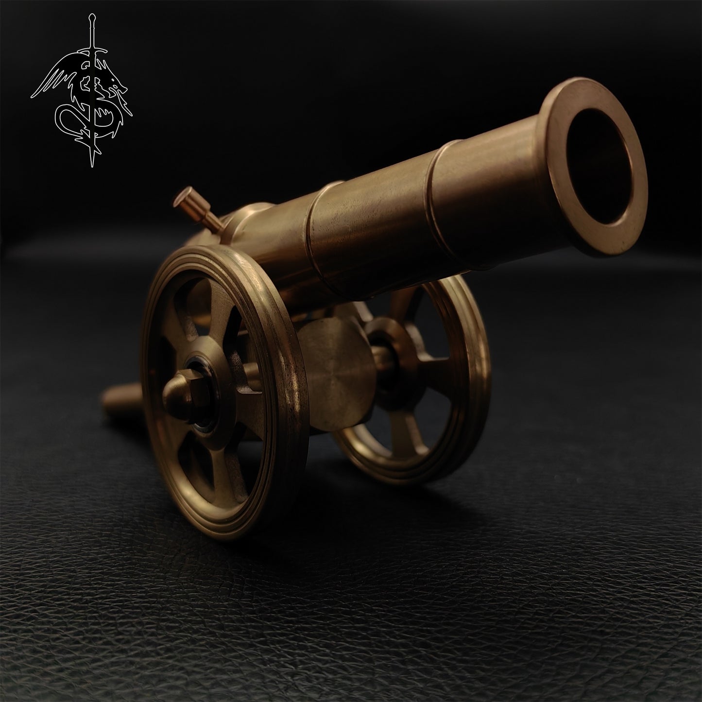 Brass Cannon Miniature Smoothbore Toy Cannon