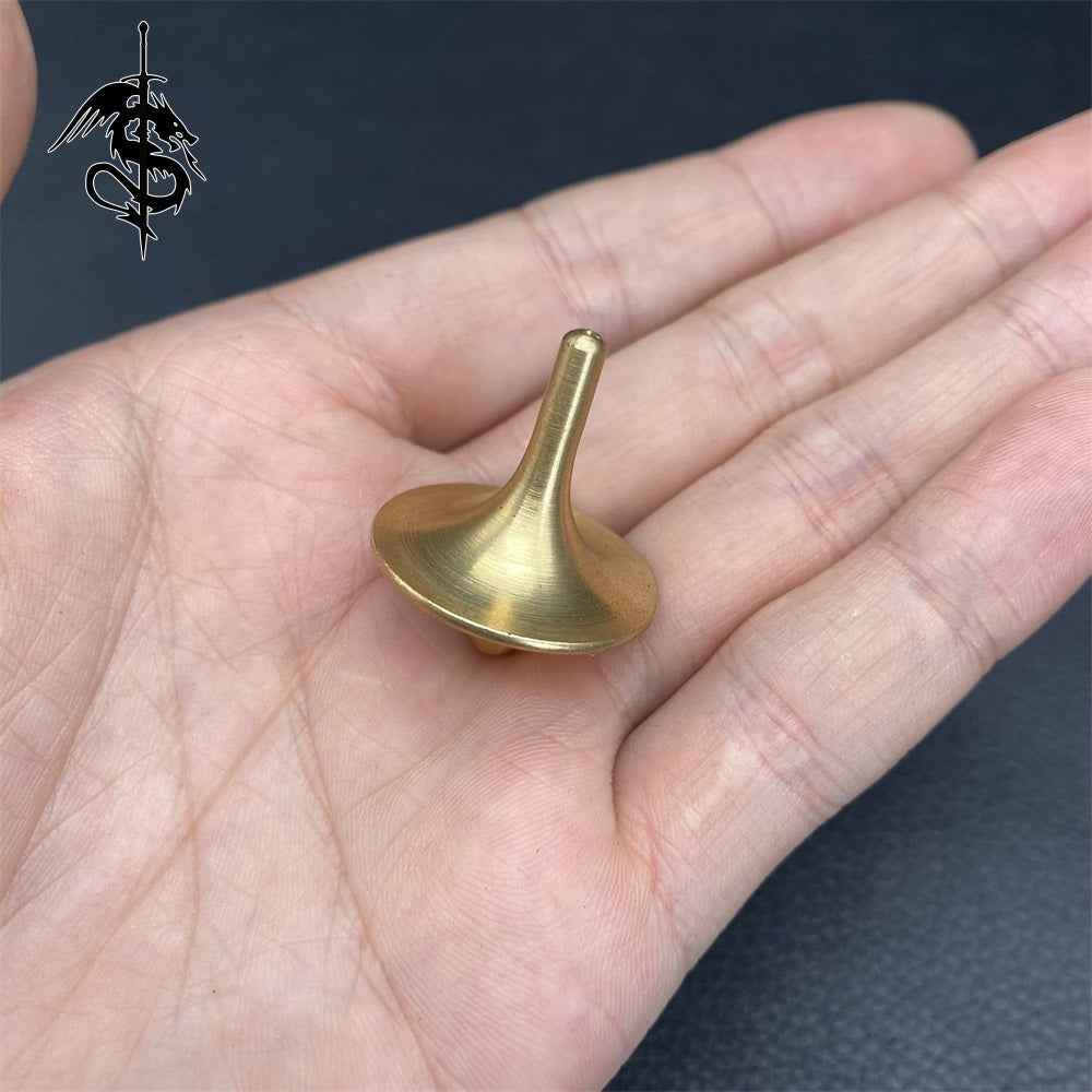 Brass Rotating Fingertip Fidget Spinner