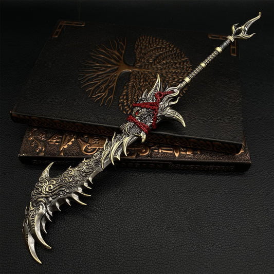 Metal Broad Wolf Lord Sword Metal Craft Weapon Replica