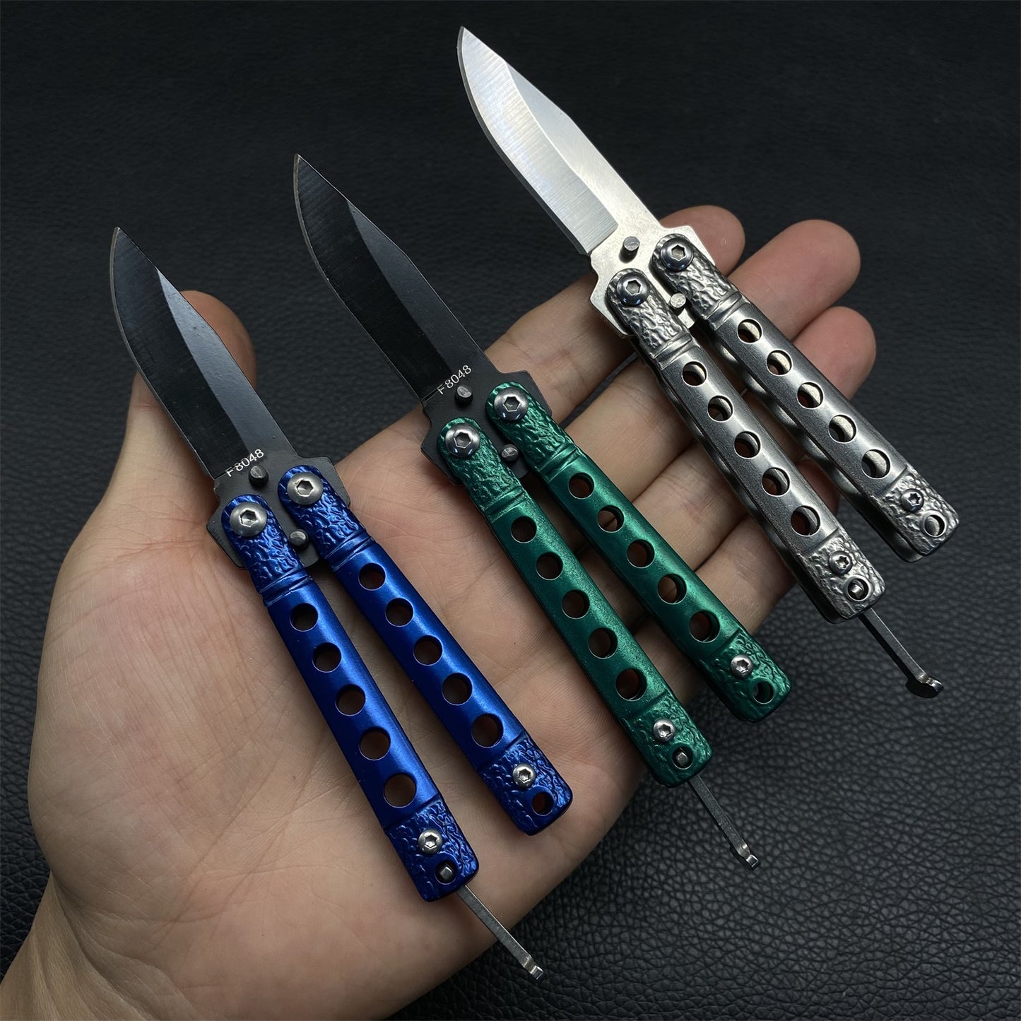 High-End Steel Mini Butterfly Knife Creative EDC Tool Knife 8CM/3.2"