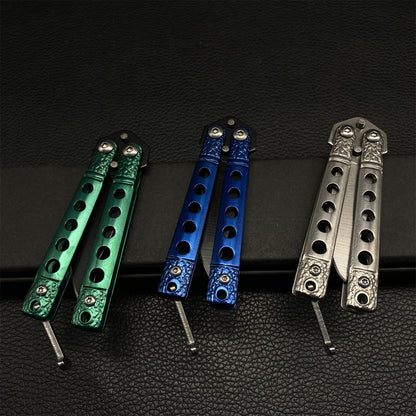 High-End Steel Mini Butterfly Knife Creative EDC Tool Knife 8CM/3.2"