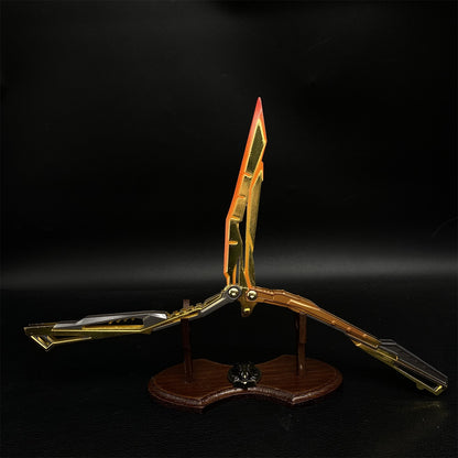 Blazing Light Butterfly Knife Fan Metal Replica