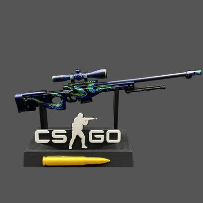 Metal AWP Atheris Mini Model Game Fan Art For Display