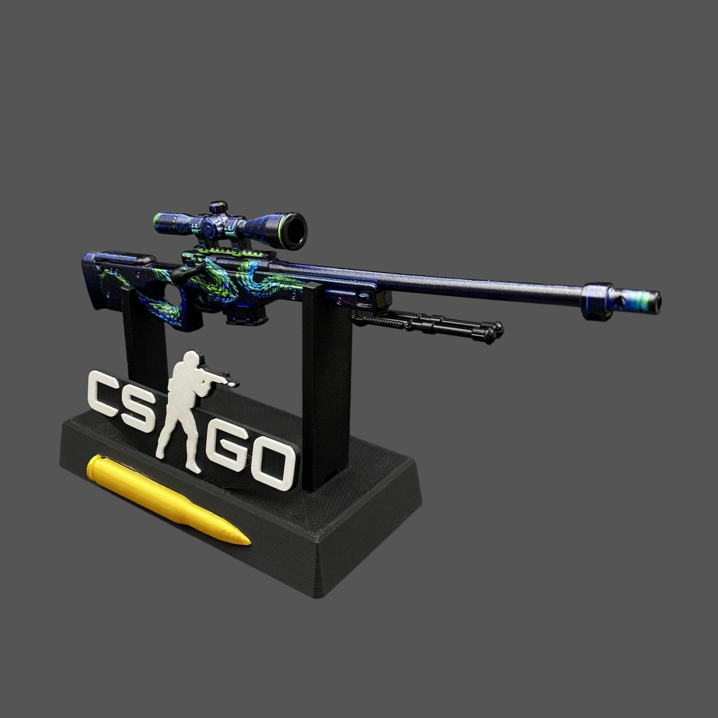 Metal AWP Atheris Mini Model Game Fan Art For Display