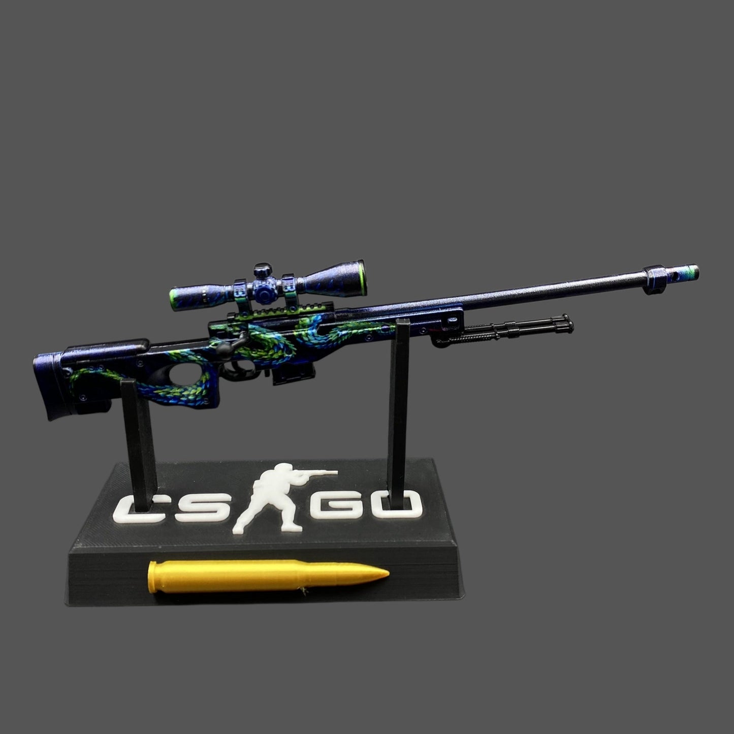 Metal AWP Atheris Mini Model Game Fan Art For Display