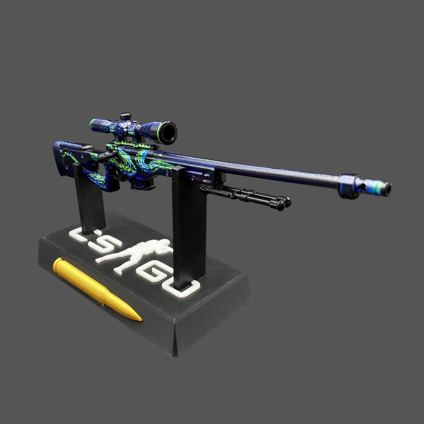 Metal AWP Atheris Mini Model Game Fan Art For Display