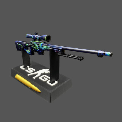 Metal AWP Atheris Mini Model Game Fan Art For Display