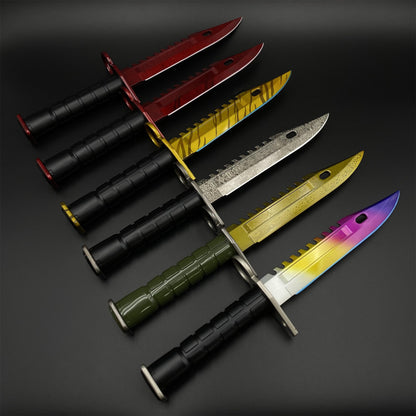 33CM/13" CS2 1:1 Scale Zinc Alloy M9 Bayonet Replica-Blunt Blade Prop