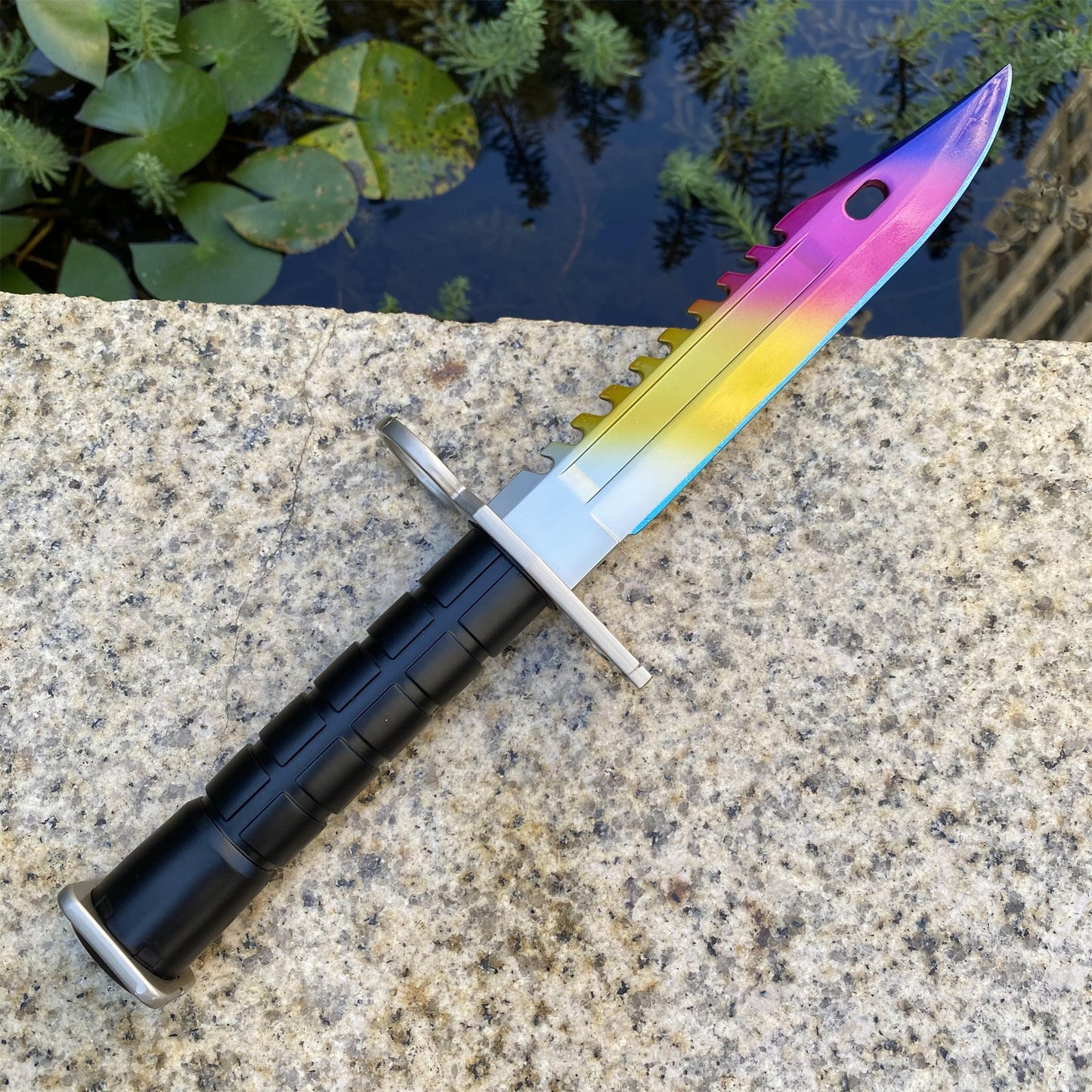 33CM/13" CS2 1:1 Scale Zinc Alloy M9 Bayonet Replica-Blunt Blade Prop