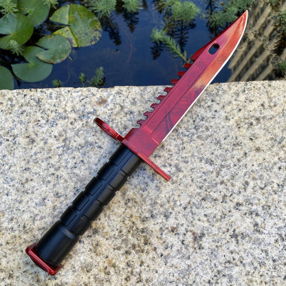 33CM/13" CS2 1:1 Scale Zinc Alloy M9 Bayonet Replica-Blunt Blade Prop