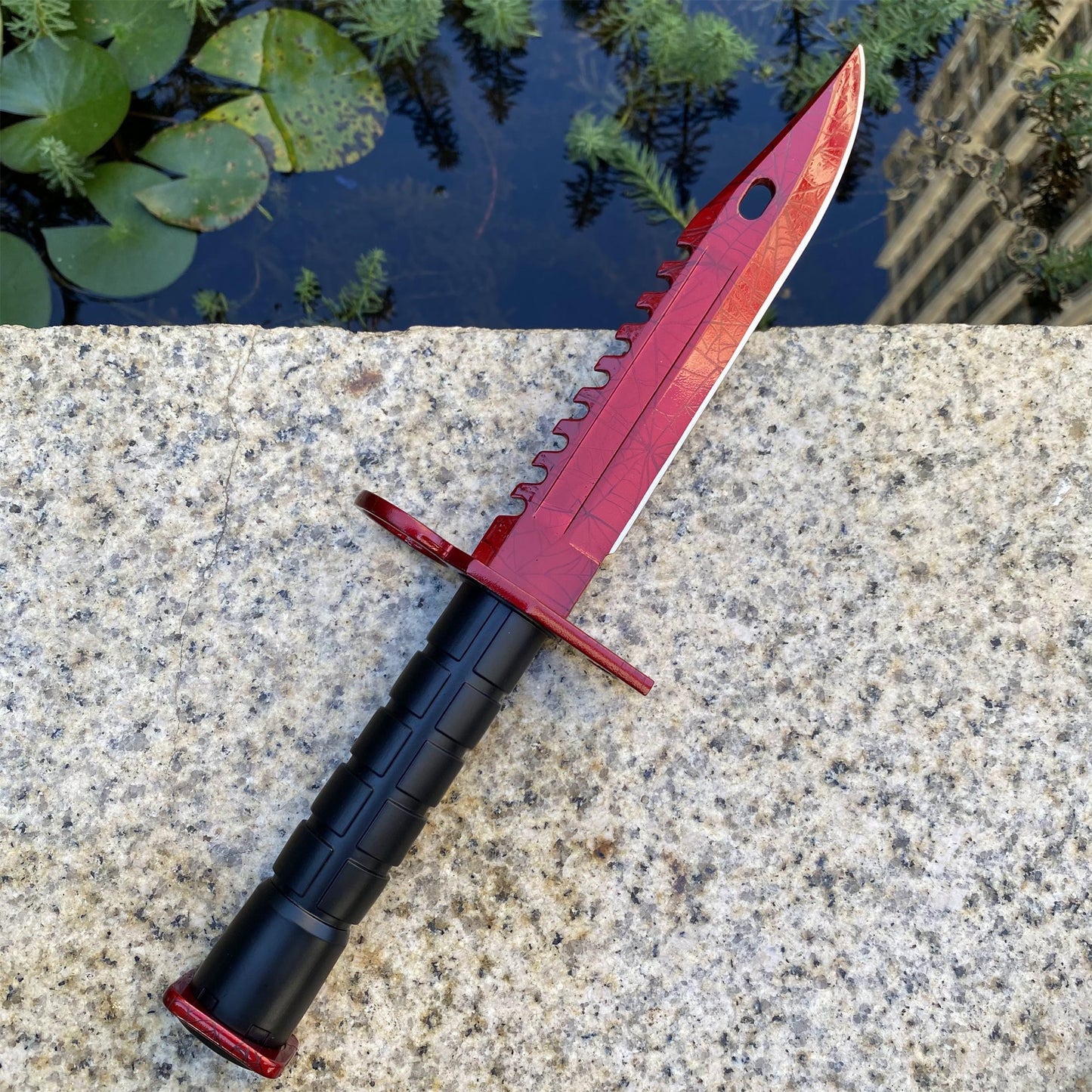 33CM/13" CS2 1:1 Scale Zinc Alloy M9 Bayonet Replica-Blunt Blade Prop