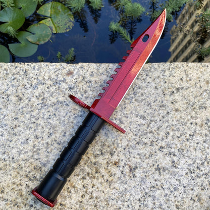 33CM/13" CS2 1:1 Scale Zinc Alloy M9 Bayonet Replica-Blunt Blade Prop