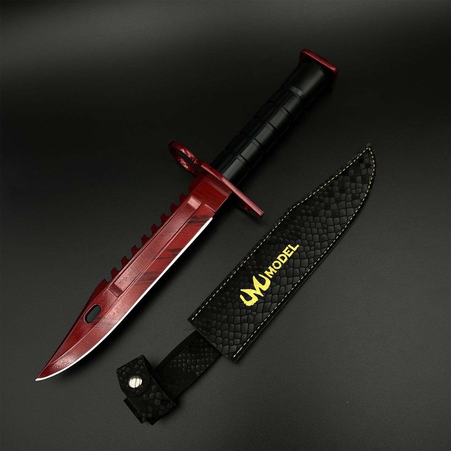 33CM/13" CS2 1:1 Scale Zinc Alloy M9 Bayonet Replica-Blunt Blade Prop