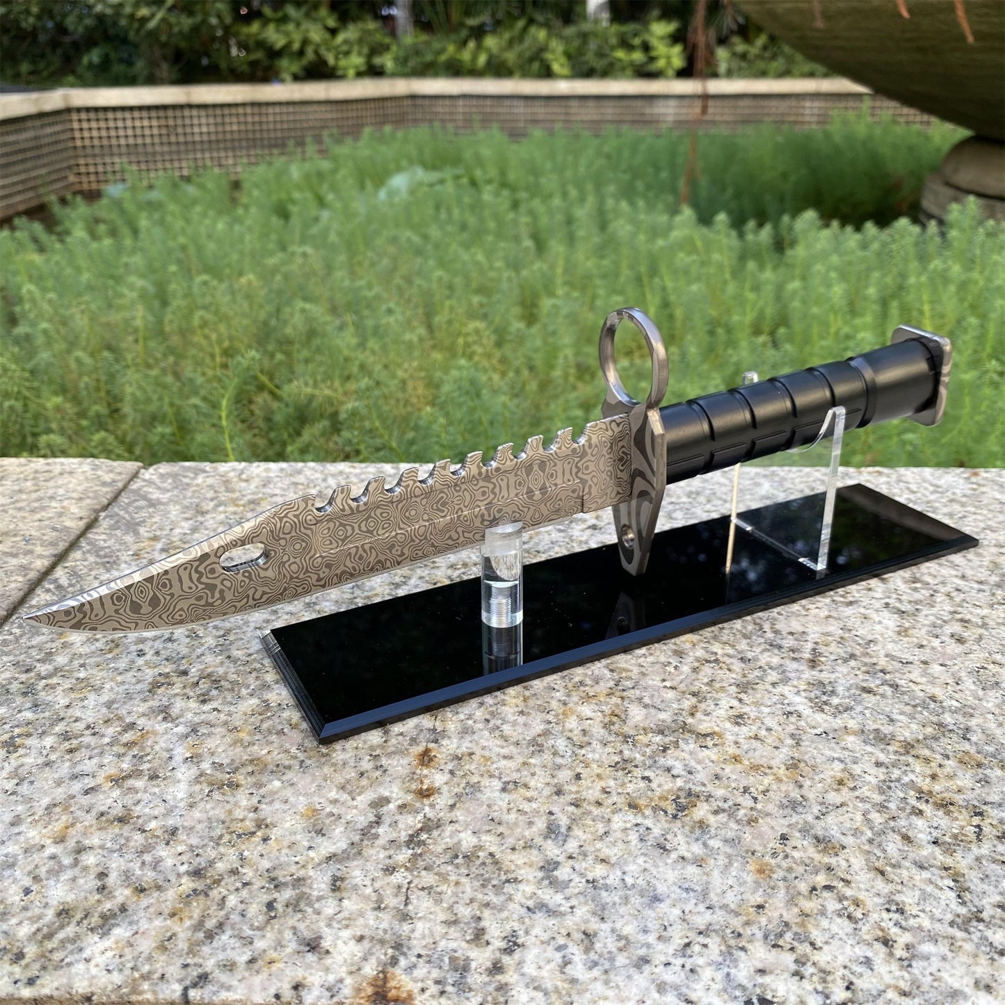 33CM/13" CS2 1:1 Scale Zinc Alloy M9 Bayonet Replica-Blunt Blade Prop