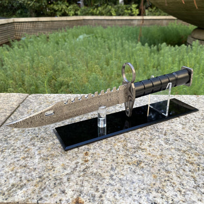 33CM/13" CS2 1:1 Scale Zinc Alloy M9 Bayonet Replica-Blunt Blade Prop