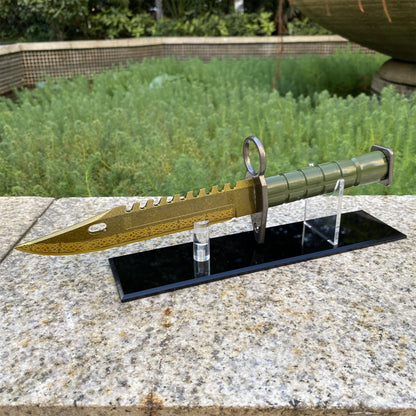33CM/13" CS2 1:1 Scale Zinc Alloy M9 Bayonet Replica-Blunt Blade Prop