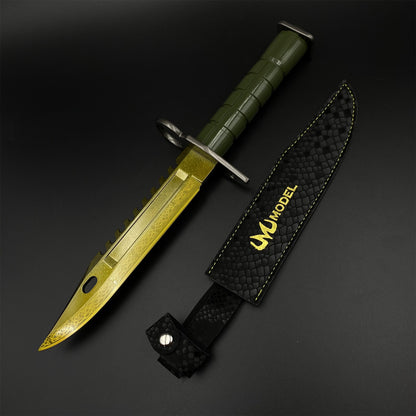 33CM/13" CS2 1:1 Scale Zinc Alloy M9 Bayonet Replica-Blunt Blade Prop