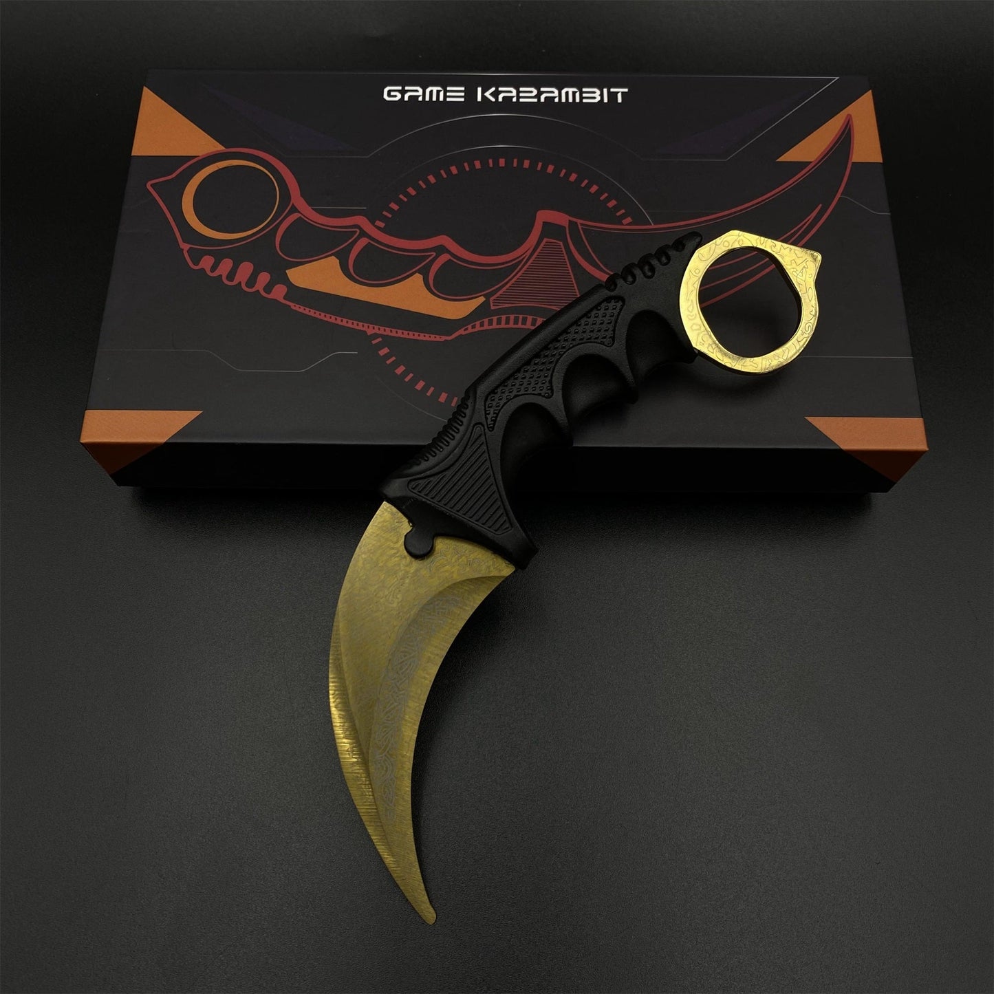CS2 Game Karambit Lore Skin Replica Dull Blade Trainer For Collection