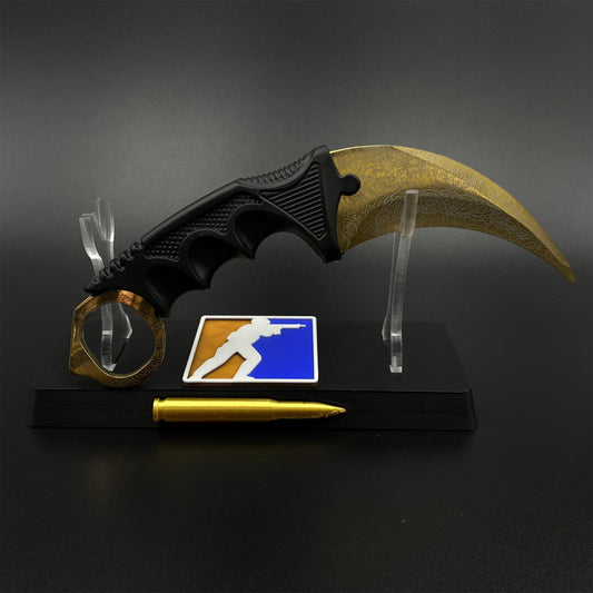 CS2 Game Karambit Lore Skin Replica Dull Blade Trainer For Collection