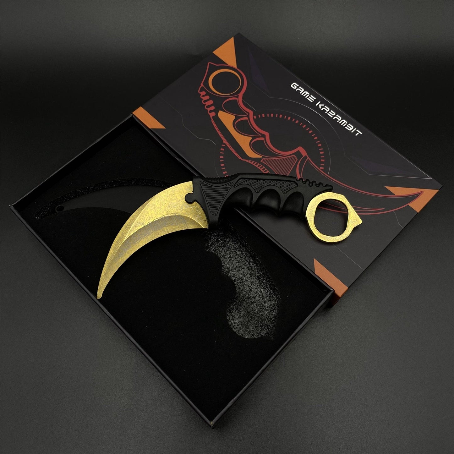 CS2 Game Karambit Lore Skin Replica Dull Blade Trainer For Collection
