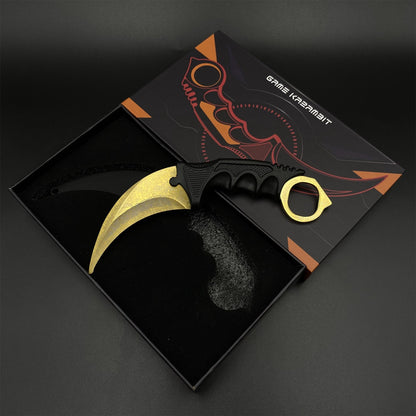 CS2 Game Karambit Lore Skin Replica Dull Blade Trainer For Collection
