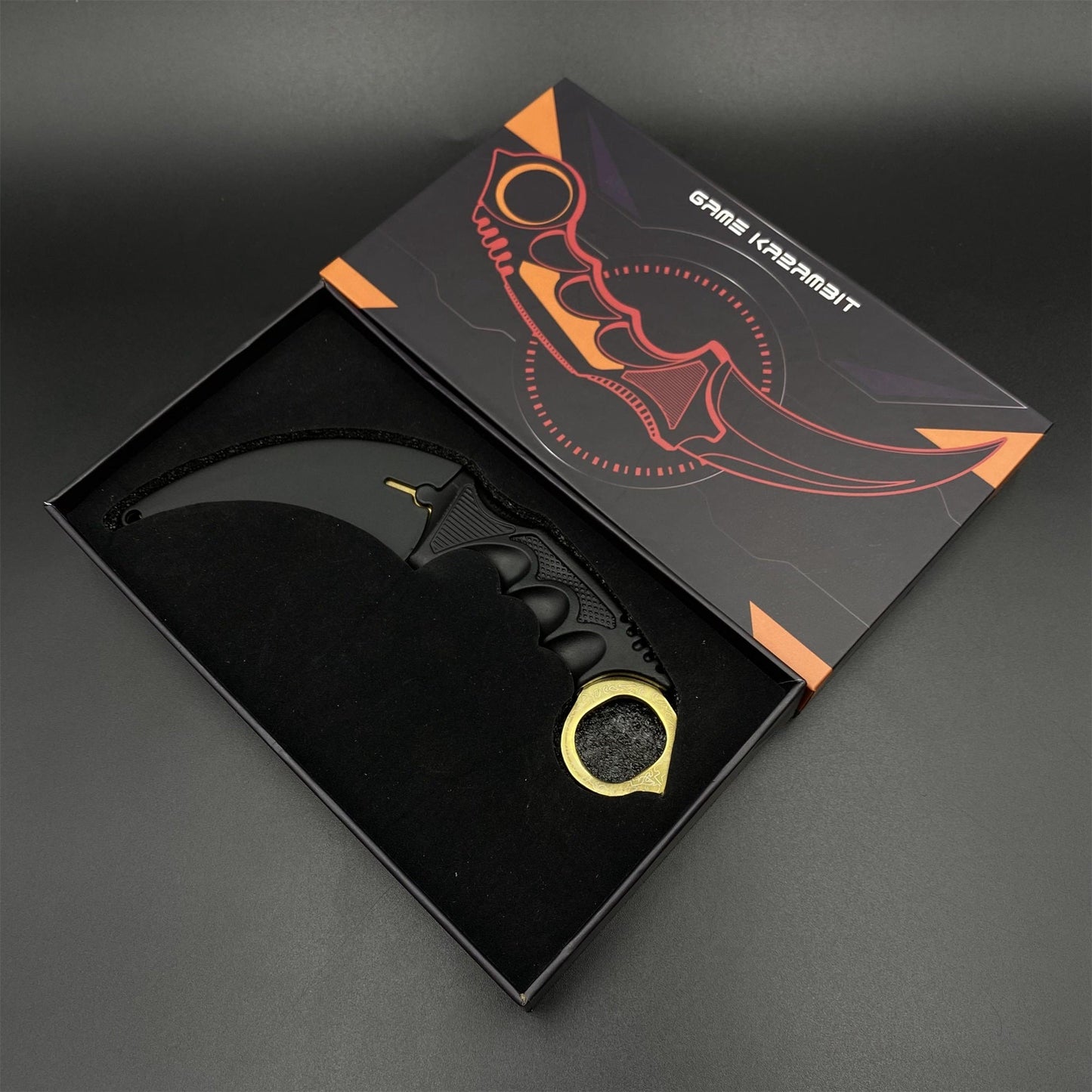 CS2 Game Karambit Lore Skin Replica Dull Blade Trainer For Collection