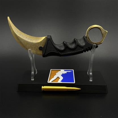 CS2 Game Karambit Lore Skin Replica Dull Blade Trainer For Collection