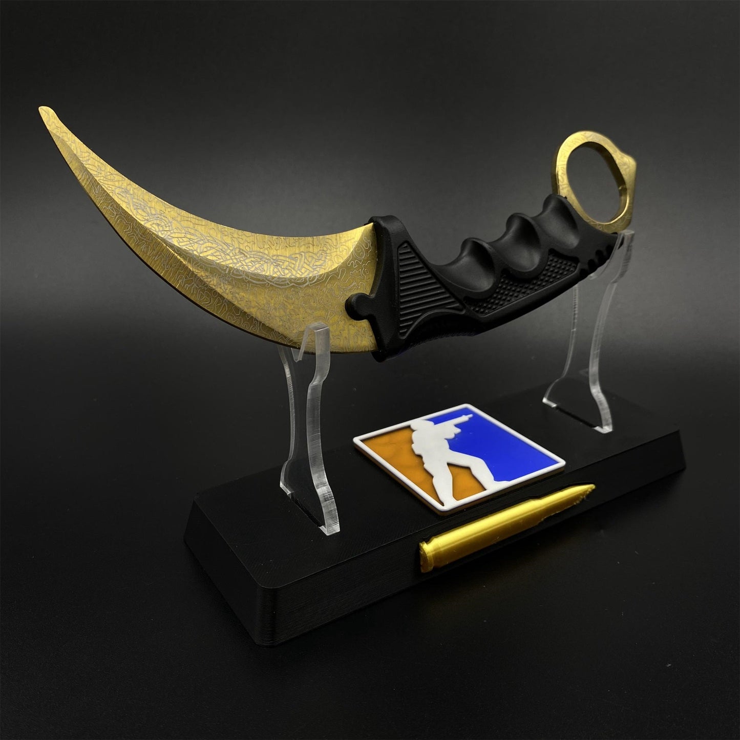 CS2 Game Karambit Lore Skin Replica Dull Blade Trainer For Collection