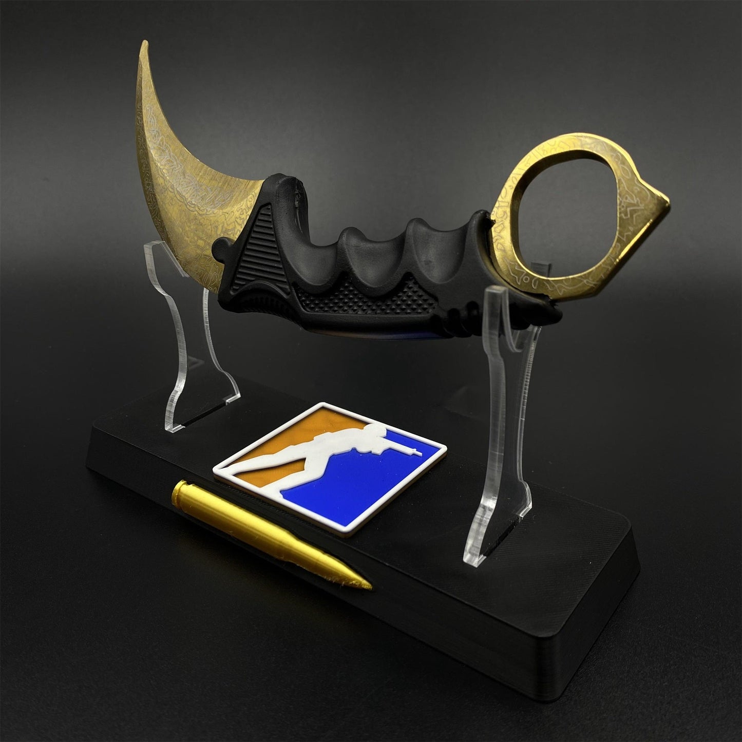 CS2 Game Karambit Lore Skin Replica Dull Blade Trainer For Collection