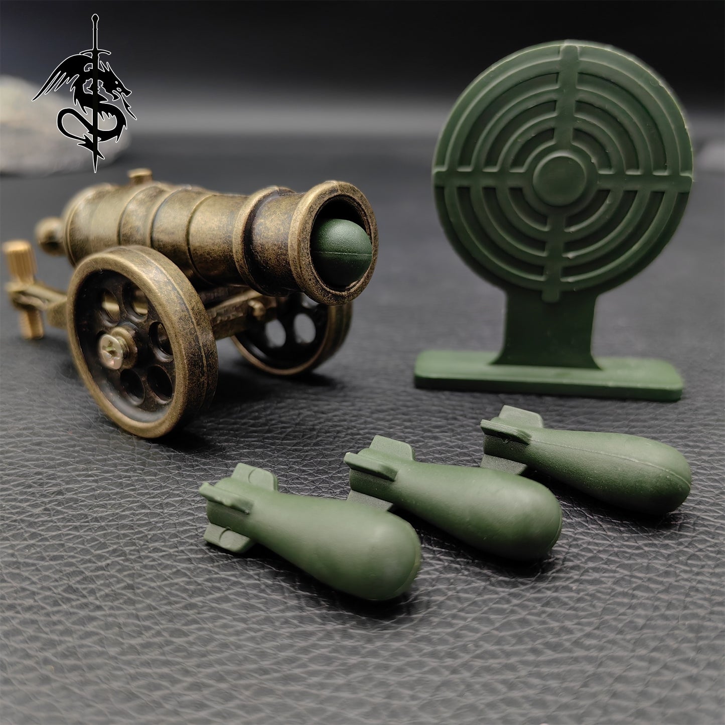 Metal Cannon Tiny Antiqued Smoothbore Cannon Funny Military Model