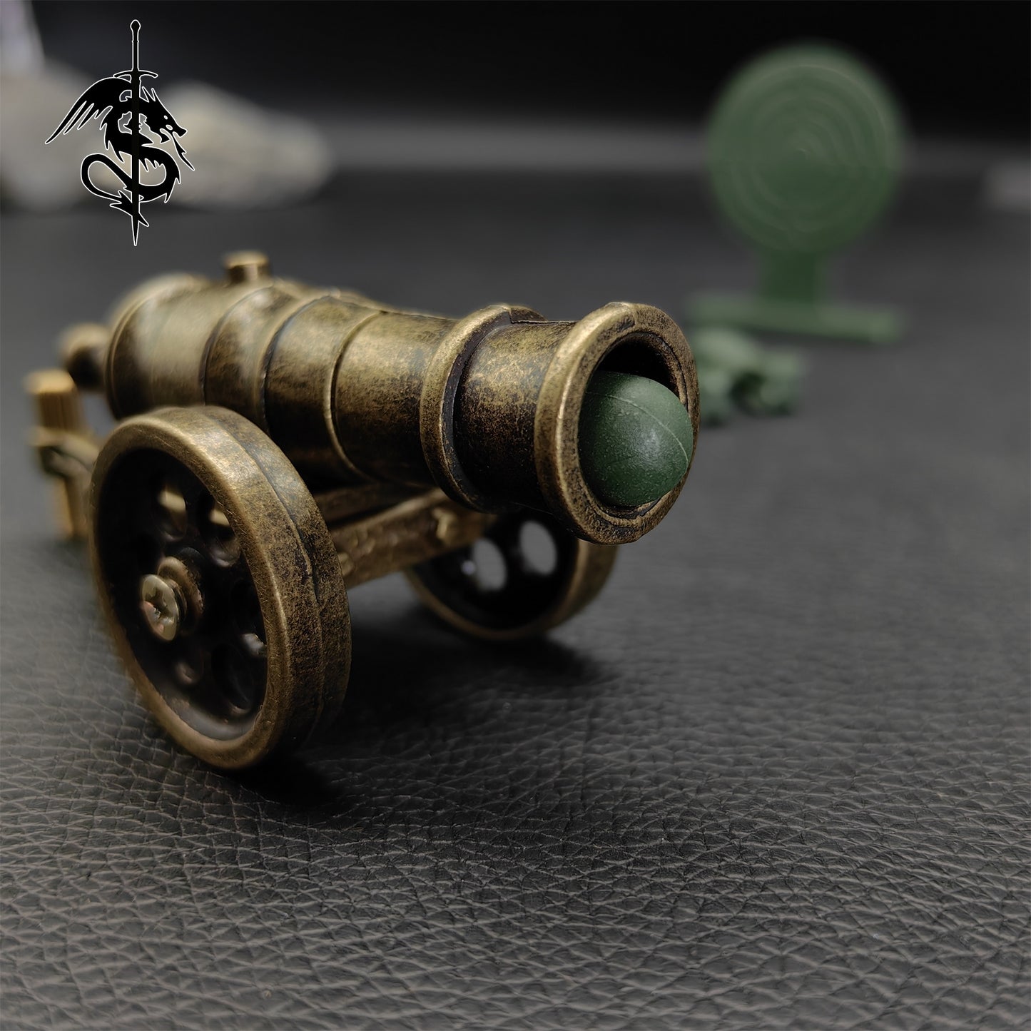 Metal Cannon Tiny Antiqued Smoothbore Cannon Funny Military Model