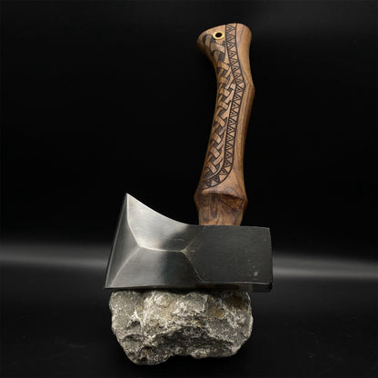 Hand-Forged Hatchet Rosewood Handle Carpenter's Axe