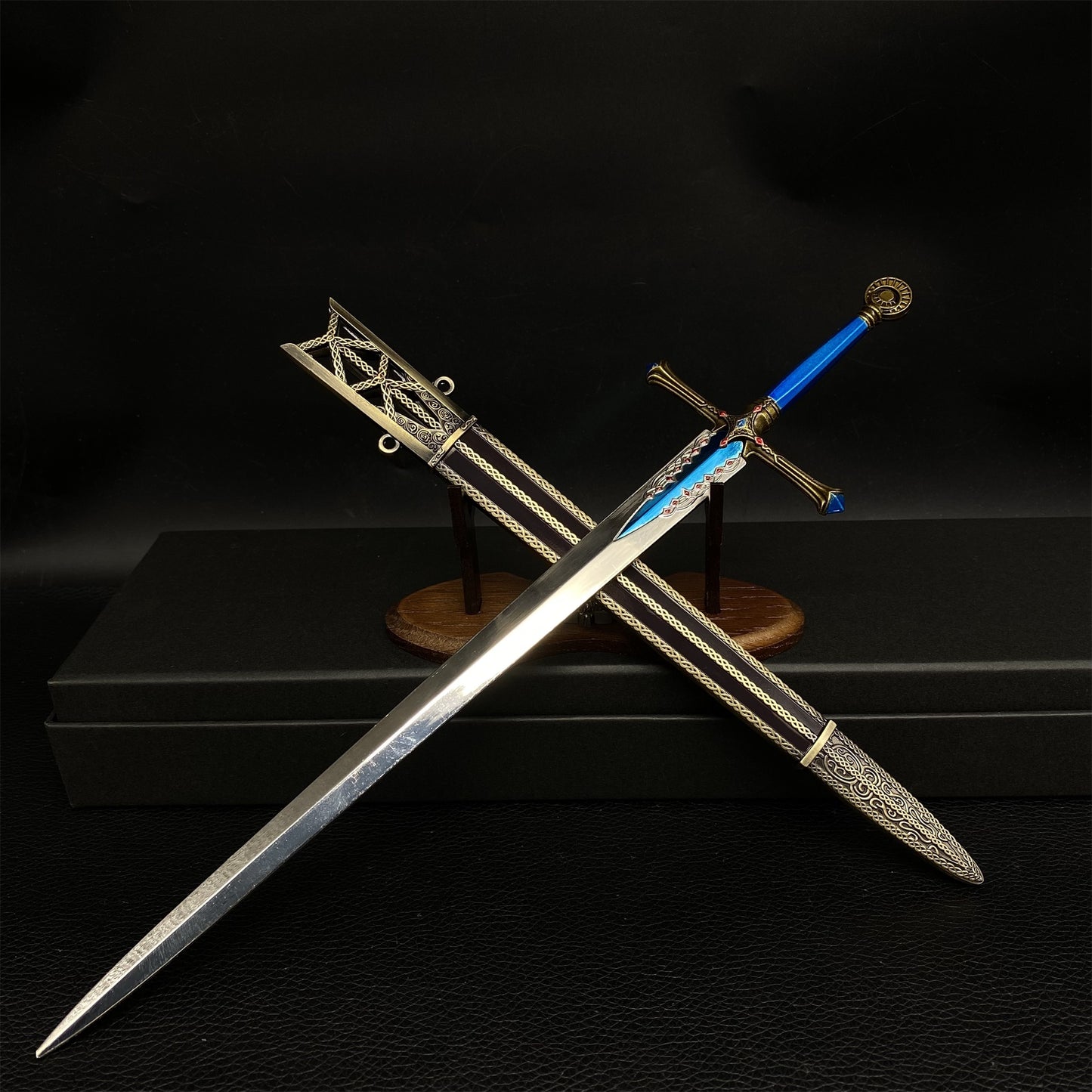 Carian Knight's Sword Metal Mini Art-Golden Plated