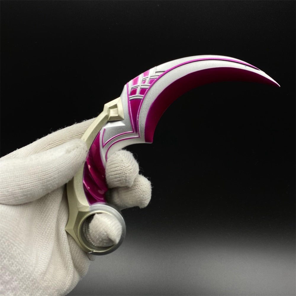 Valo Celadon Dragon Charm Karambit Replica For Display