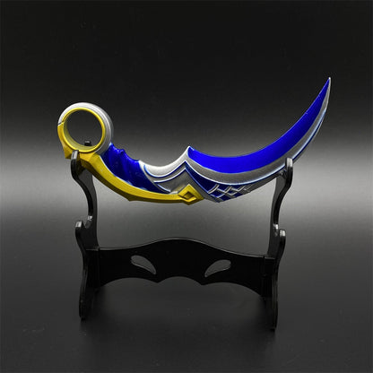 Valo Celadon Dragon Charm Karambit Replica For Display