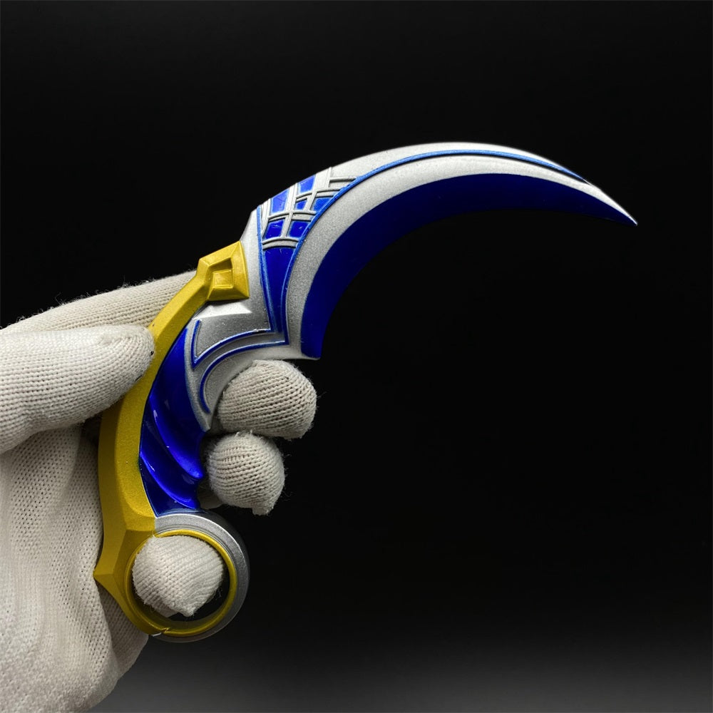 Valo Celadon Dragon Charm Karambit Replica For Display